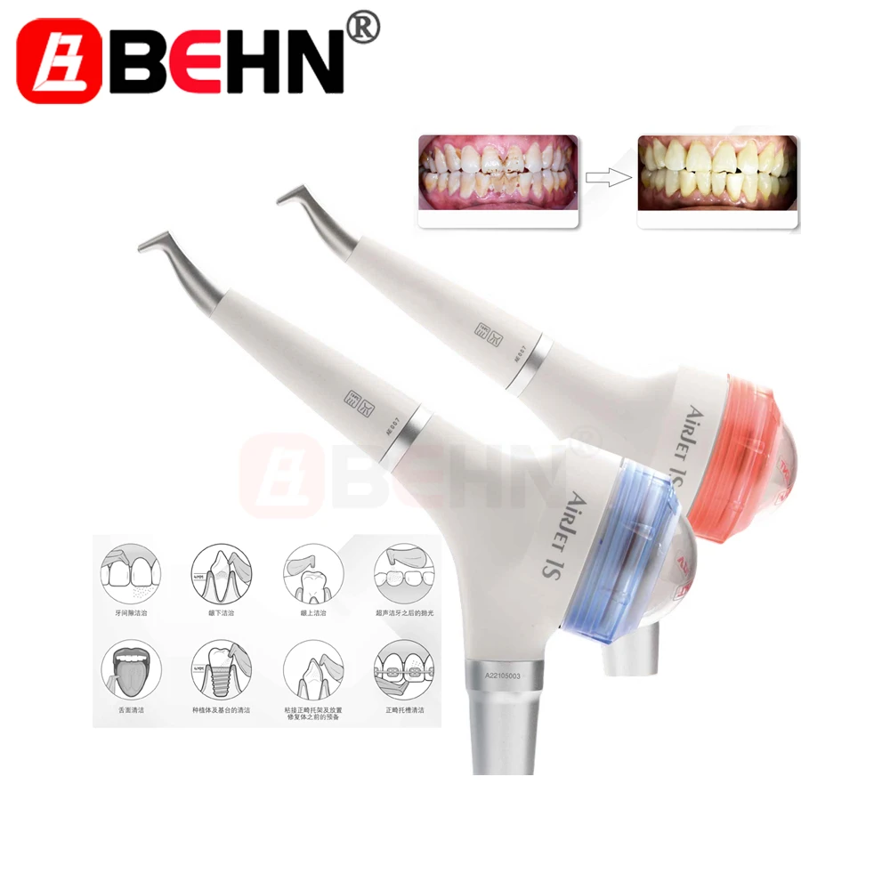 Dental-Air-Flow-Polisher-Airjet-Oral-Hygiene-Teeth-Cleaning-Prophy ...