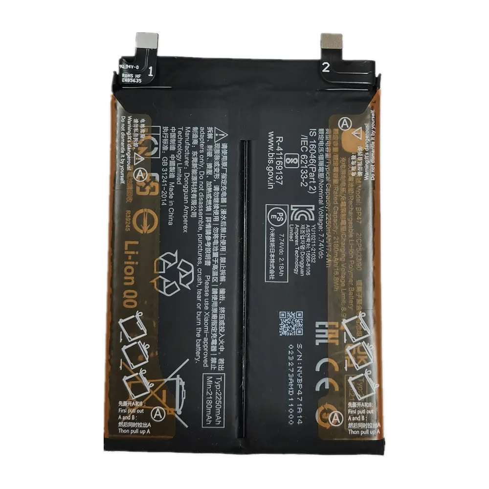 Batterie Originale BP47 Pour Xiaomi Redmi Note 11 Pro Et 11 Pro Plus - Neuf