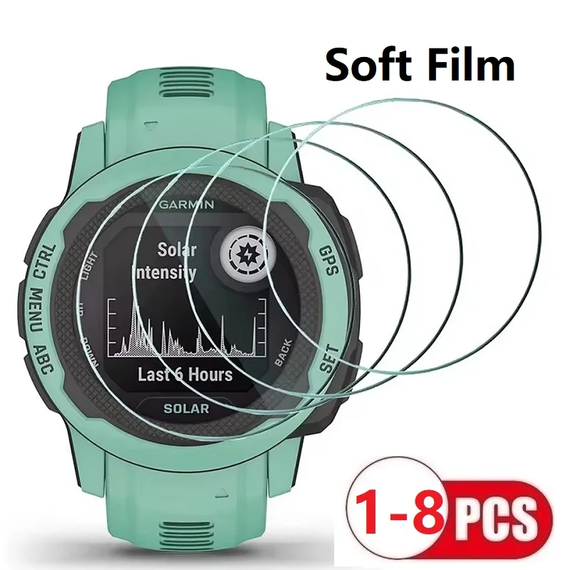 Hydrogel Smart Watch Screen Protector Film - Enhanced Protection for Garmin Instinct Series