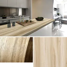  1m-5m wood grain vinyl wallpaper roll waterproof desktop cabinet door furniture renovation modern furniture decoration stickers 