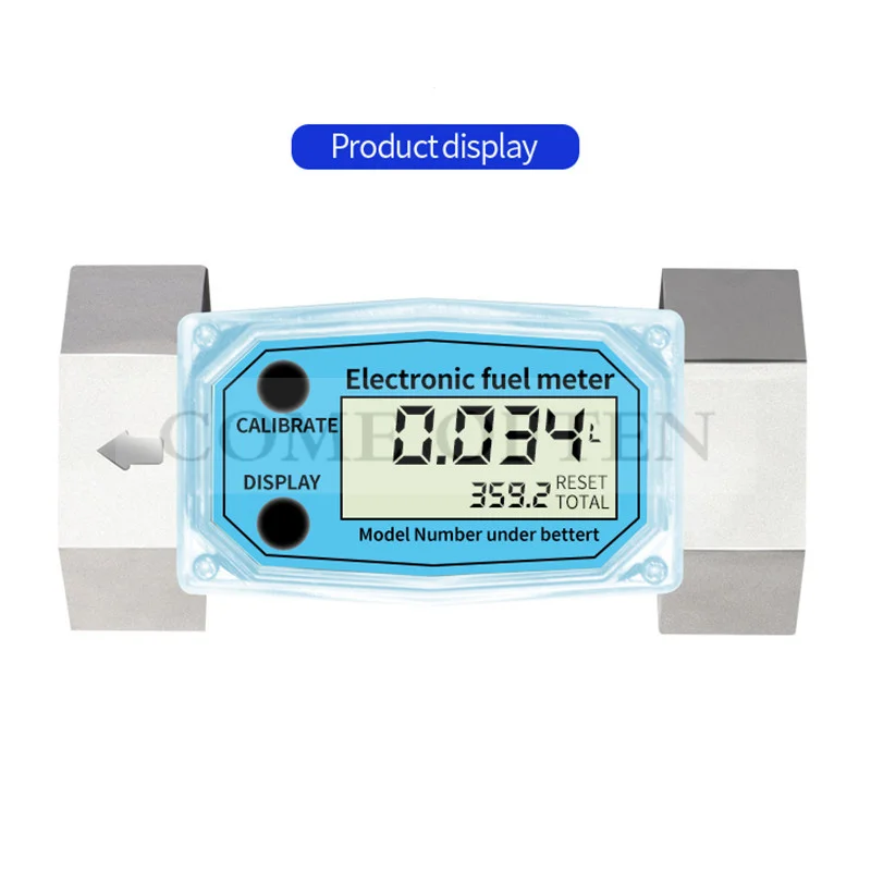 

Aluminum Alloy K24 Turbine Flow meter Water Flow Meter Electronic Liquid Stainless Steel Urea Diesel Gasoline Methanol Meter