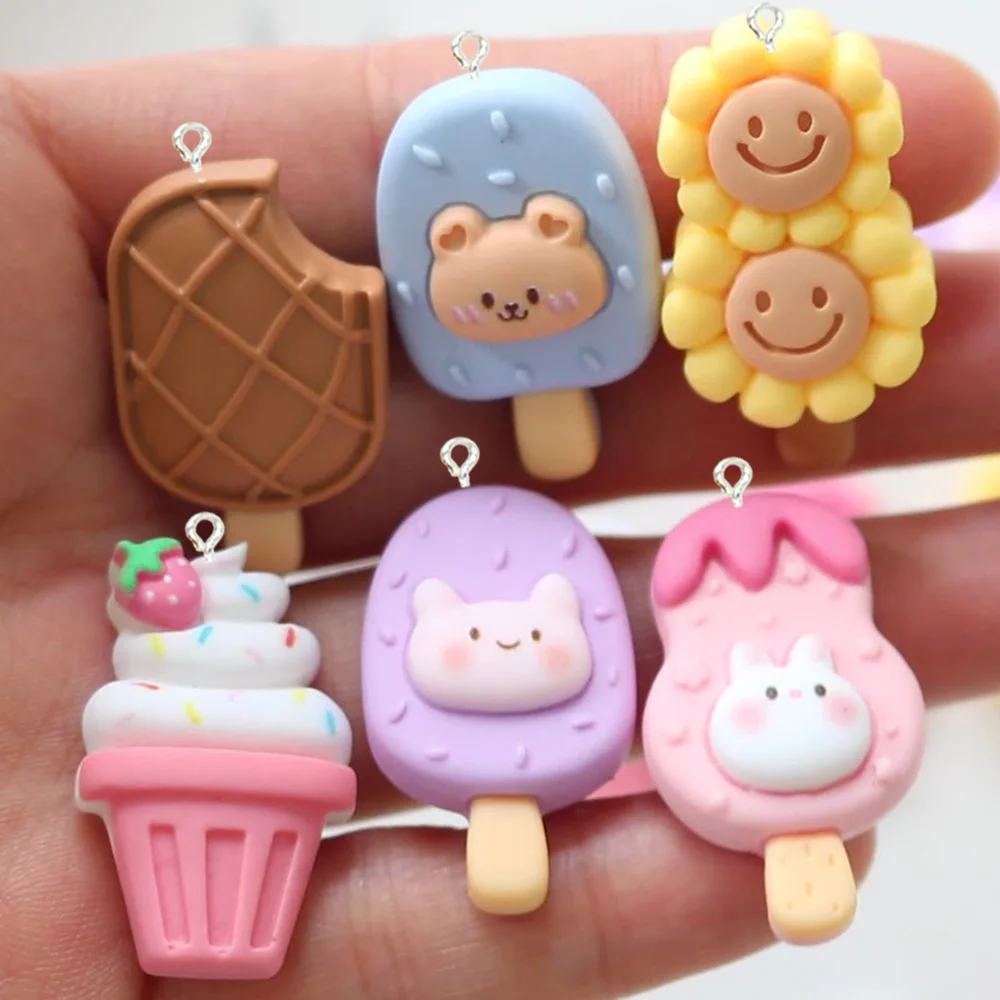 30Pcs/Set Mini Kawaii Mix Resin Food Charms Necklace Donut Cake Ice Cream  Pendant For DIY Decoration Keychain Charms - Price history & Review, AliExpress Seller - Ali-ladieswear Store