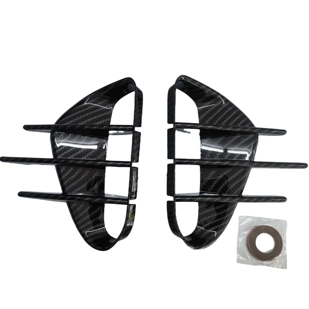 Pair Front Bumper Trim Vent Hole Cover Body Kit For KIA Stinger 20172018 2019 2020 2021 2022 2023 2024 2023 Bumper Grill
