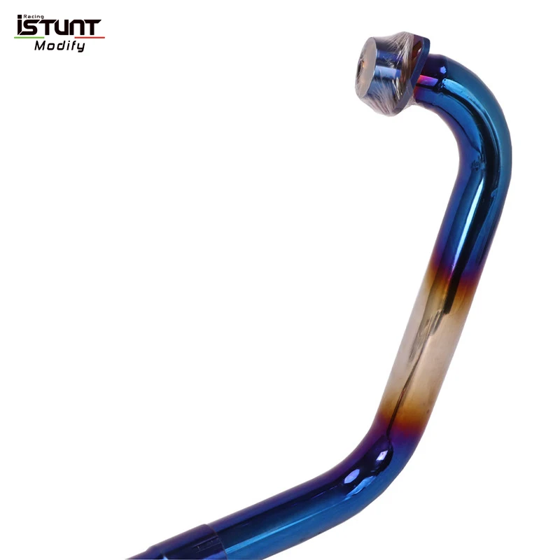 Slip On Motorcycle Exhaust Muffler Escape Modified Motorbike Front Tube Link Pipe 51mm For SUZUKI GIXXER 250 GIXXER250 SF250 - Image 6