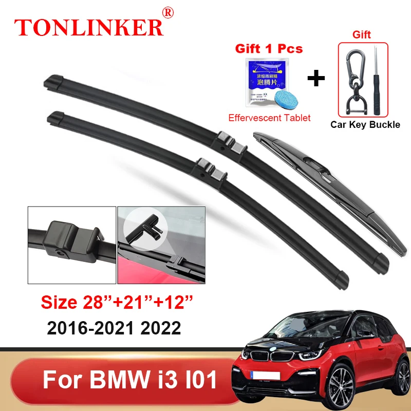 Spazzole Tergicristallo Tonlinker Per Bmw I3 I3S I01 2016-2022 Bmw I8 2014-2020 Accessori Auto Spazzole Tergicristallo Anteriore Decespugliatore