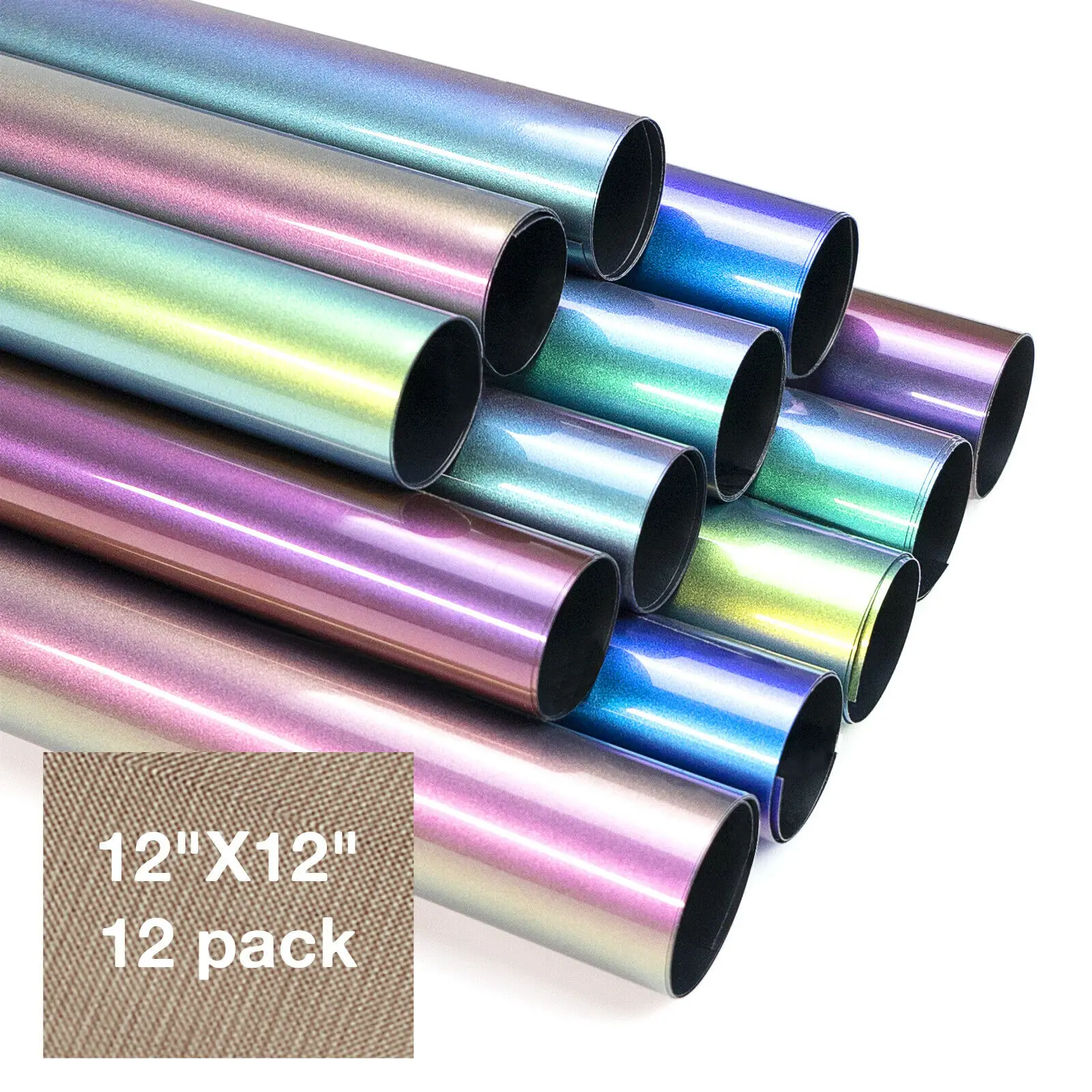 HTVRONT Clear HTV Vinyl for Sublimation - 10 Pack 12x12 Glossy  Sublimation Vinyl - Vivid Colors Clear Dye Sub HTV for Light-Colored Cotton  Fabric