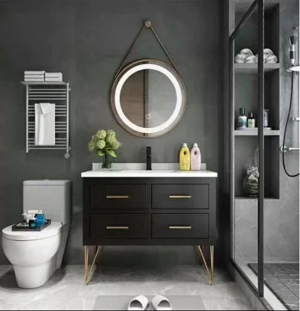 Hot sell waterproof modern bathroom furniture luxury vanity sink sets wall mounted clearance cabinets and vanities