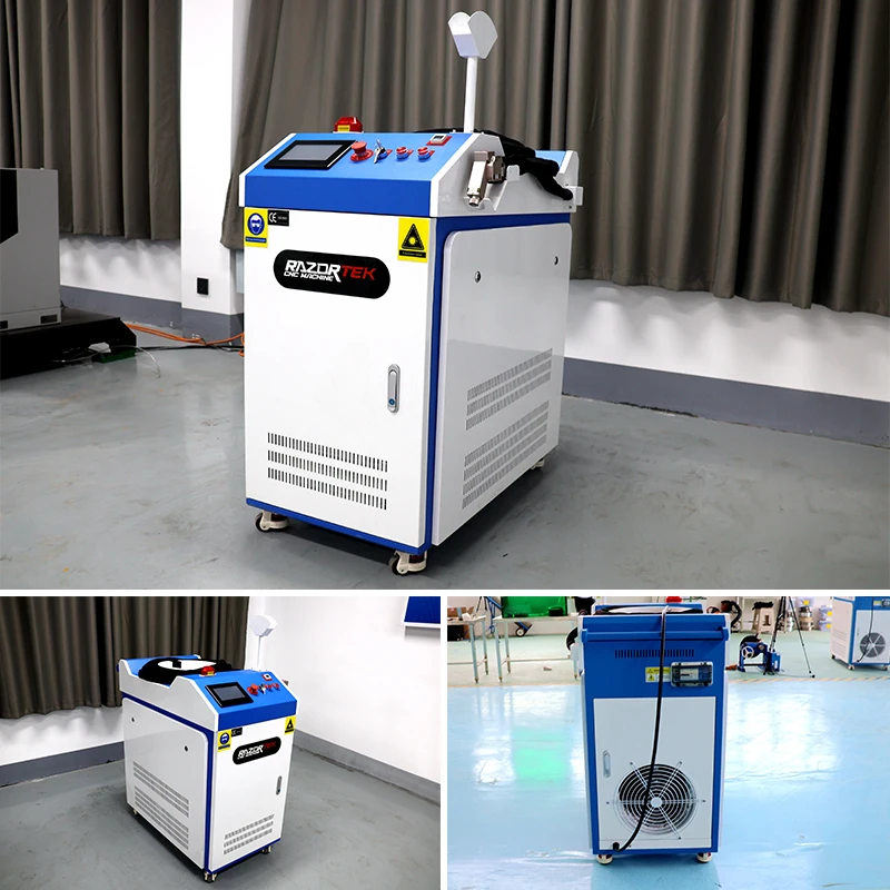 Suplaser laser cleaning machine portable 1.5kw 3kw Continous Fiber Laser Cleaner Accurate Rust and Paint Removal on Aluminum 6