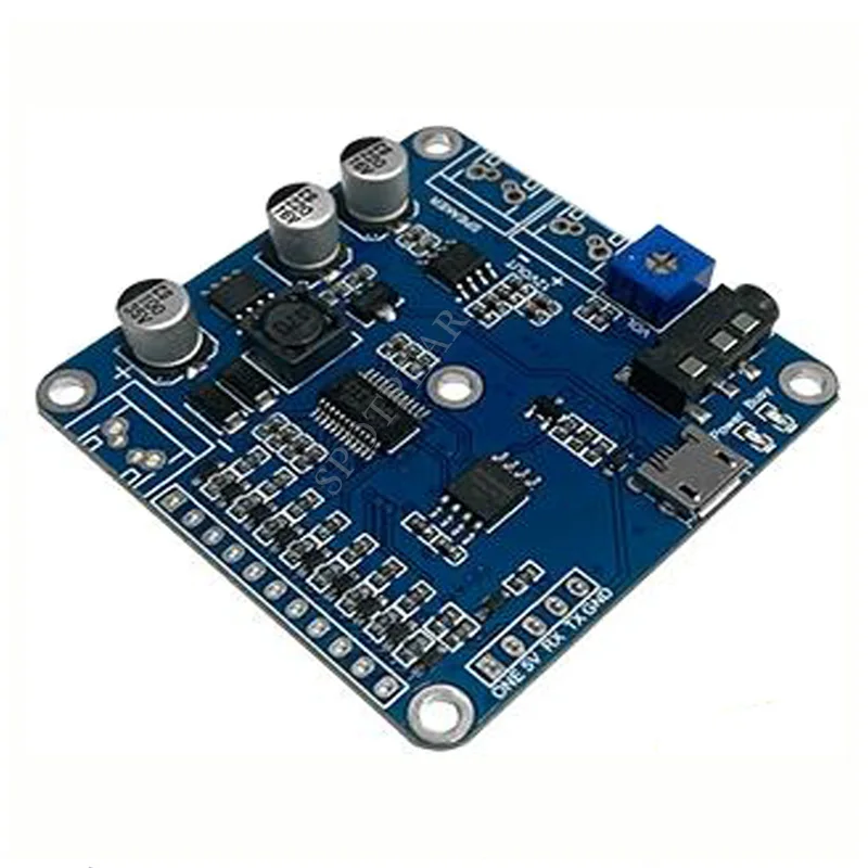 

DTM3202 чип идентификации голосового модуля TTL последовательный порт связи Последовательный порт управления комбинированным воспроизведением высокой мощности