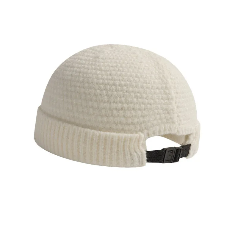 New High Quality Black Human Winter Hat Add Fur Warm Beanies Hat Baggy Skullies Knitted Hat for Men Women Ski Sports Beanies Cap