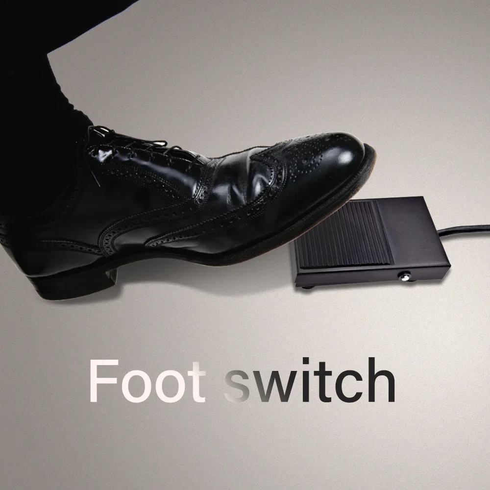 Interruptor Pedal de Pie Foot switch TFS-01 200cm