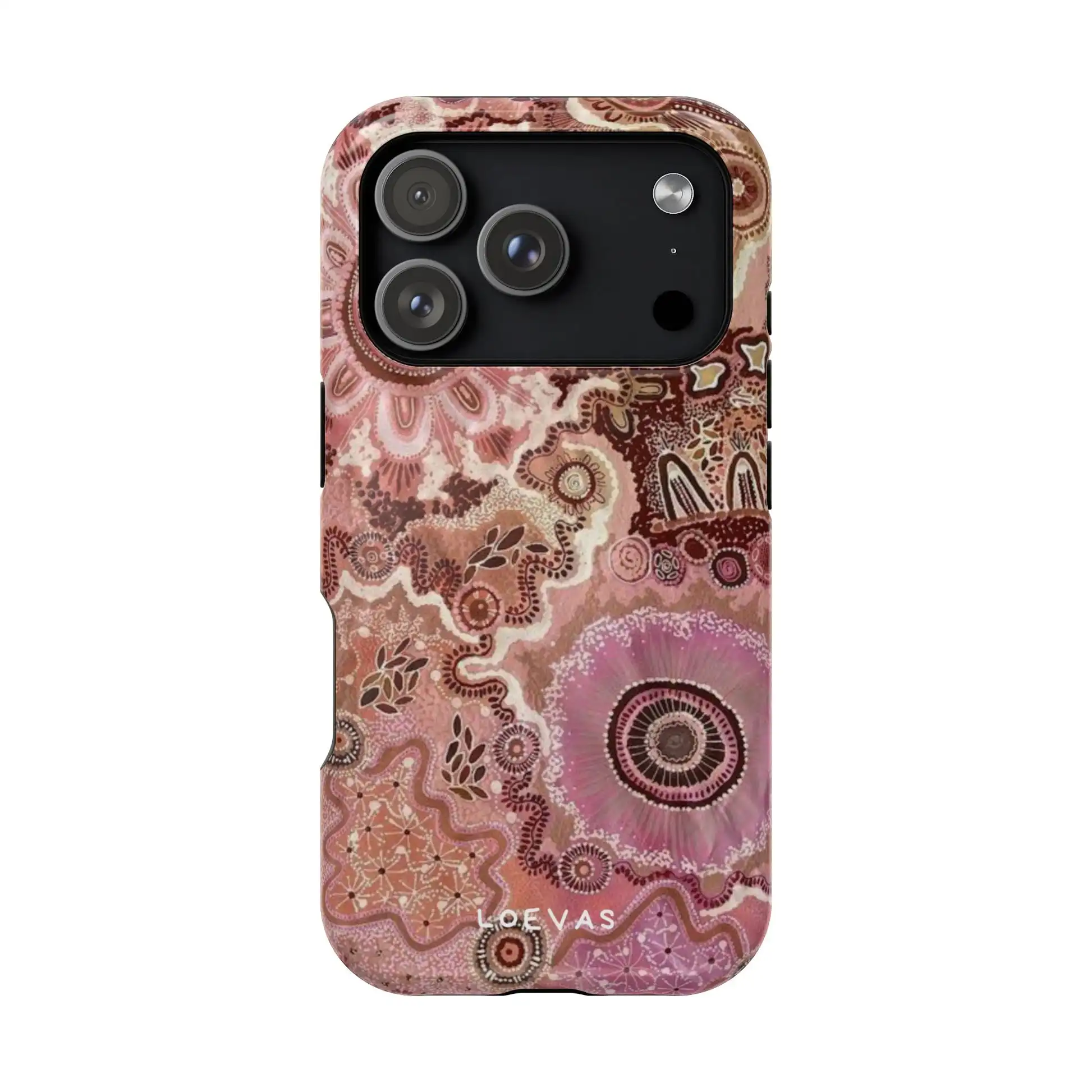 Luxury Jade Orchid Double-Layer Phone Case