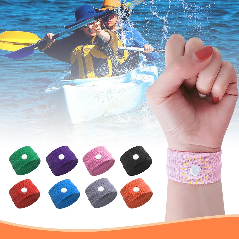 

Carsickness Wrist Strap Multi-color Modern Sport Sport Wristband Adjustable Durable Bracelet Strap Motion Sickness Wristband