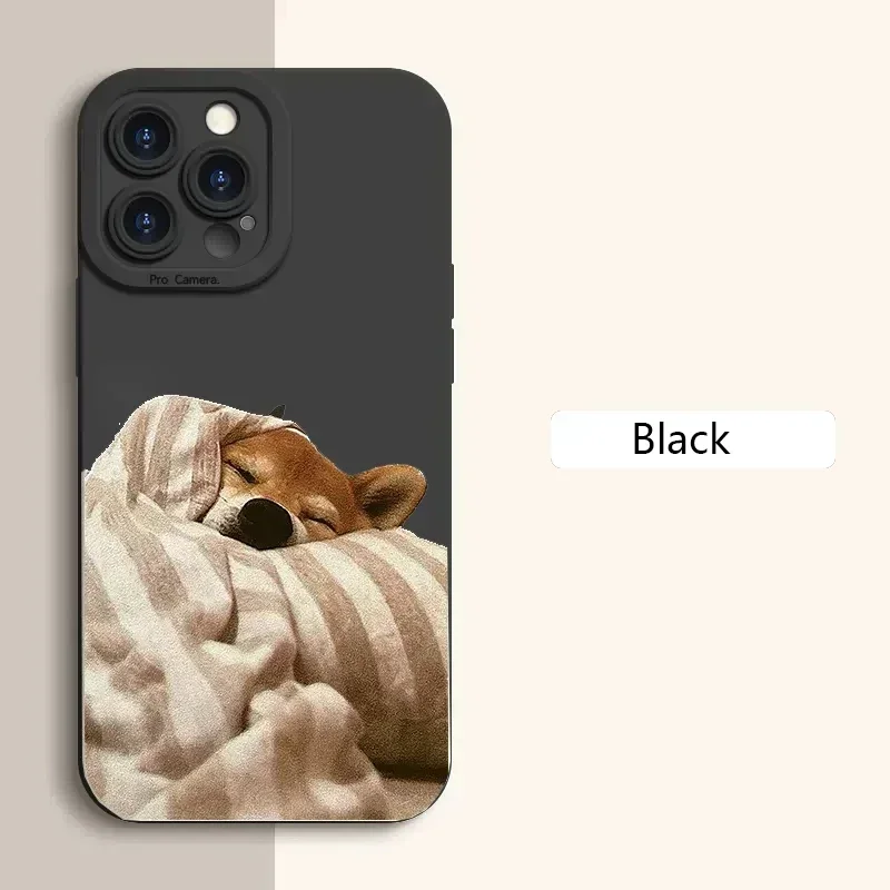 آيفون 15 برو ماكس حافظة الكرتون متعة القط كلب جراب...