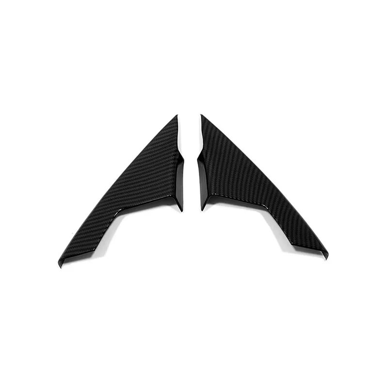 

Абс углеродное волокно Передняя внутренняя треугольная рамка Обложка отделка украшение для салона автомобиля аксессуары для BYD HAN EV 2023