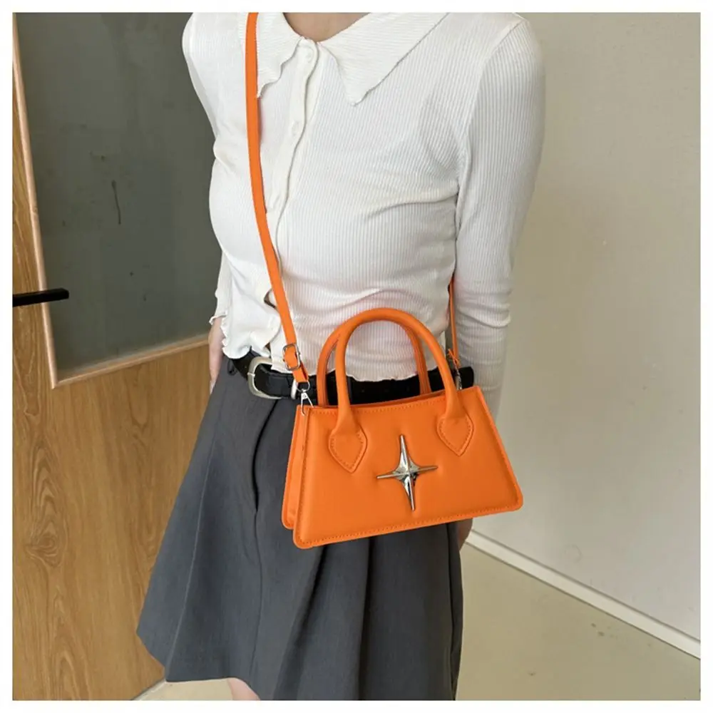 Borsa a tracolla quadrangolare con design a stella in pelle PU a tracolla piccola a tracolla per donna e ragazza_voghion.com