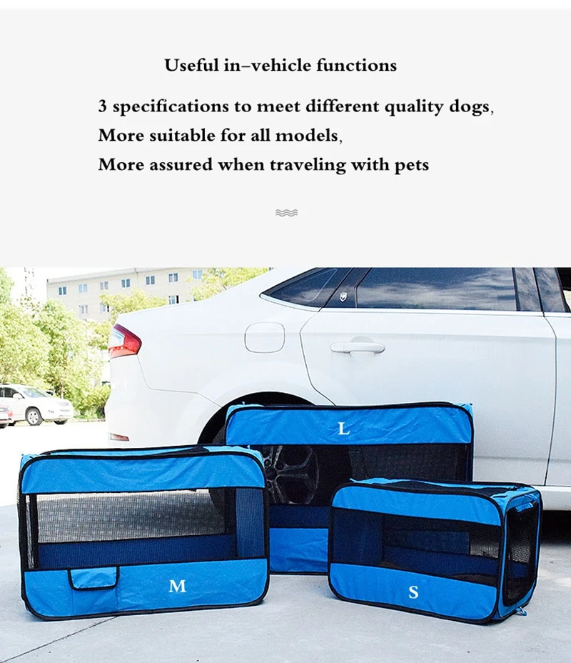 Travel Carriers Portable Foldable for Large Dogs