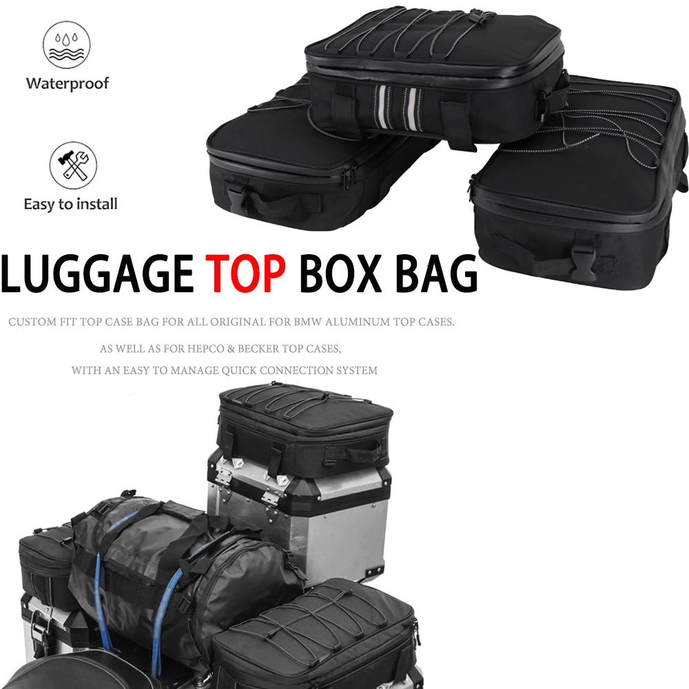 Bagaglio Top Box Bag Borse In Alluminio Top Case Bagaglio Laterale Per Bmw R 1200 1250 Lc Adventure S Bene Come Hepco & Becker