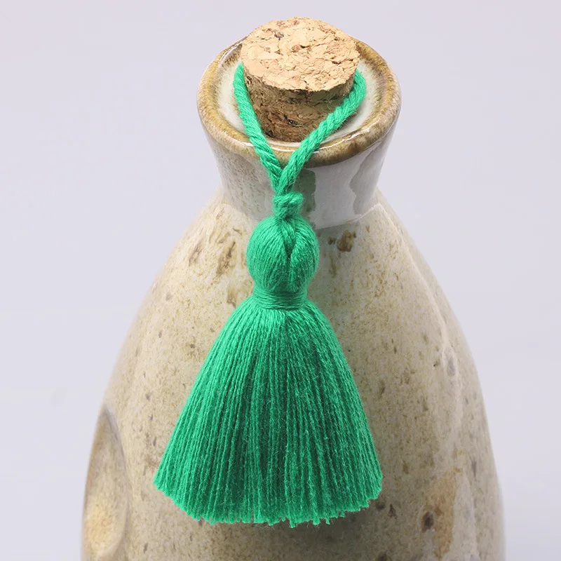 5/10 Stück Baumwollquasten 8 cm, hängende Quasten mit Fransen zum Nähen, Basteln, für Heimtextilien, Vorhänge, Kleidungsdekoration, Zubehör – Detail 8
