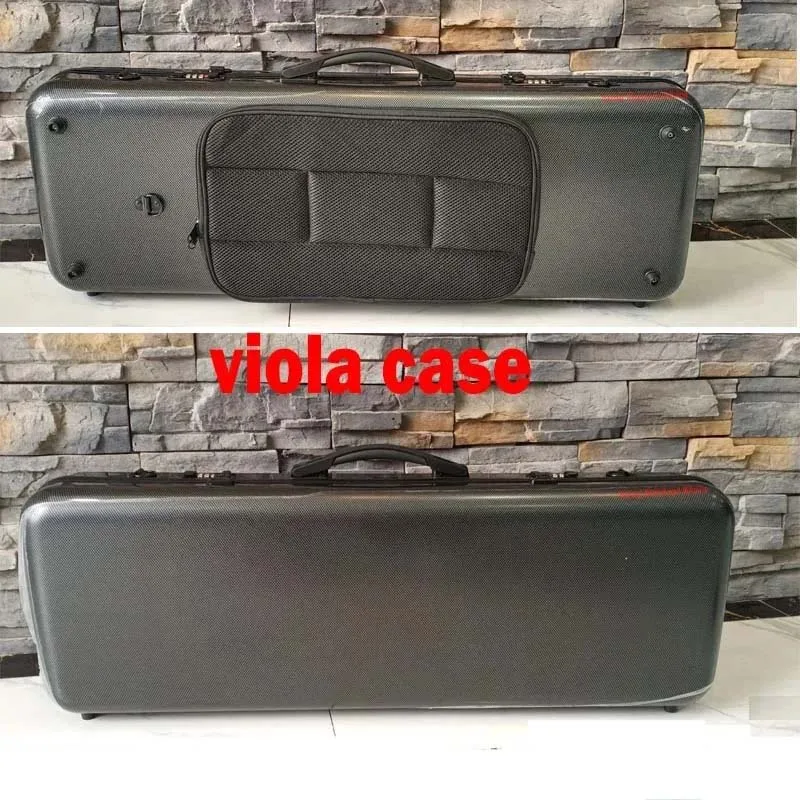 Viola case carbon fiber adjustable 15-17" with hygrometer