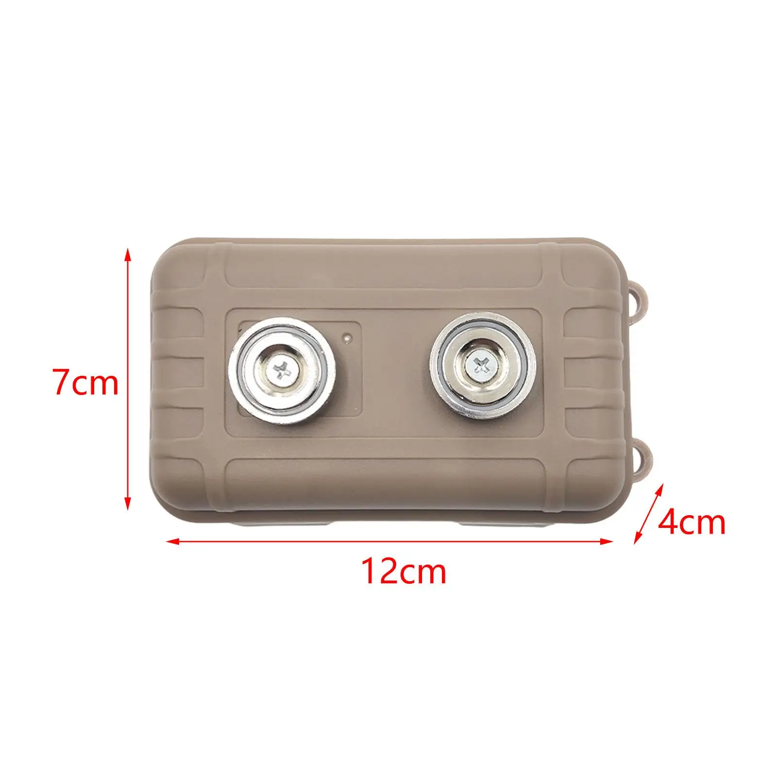 Magnetic Storage Box Portable Waterproof Hide Key Holder Box Key Hider for Camping Under Table Outdoor Activities Hiking Indoor