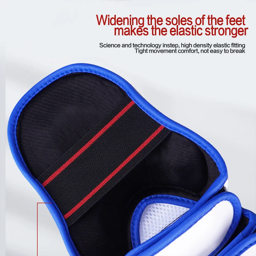 Children's Sanda Fighting Leg Protectors Muay Thai Hitting Foot Back Fitness Fighting Tibia Protectors Ankle Legboard Taekwondo