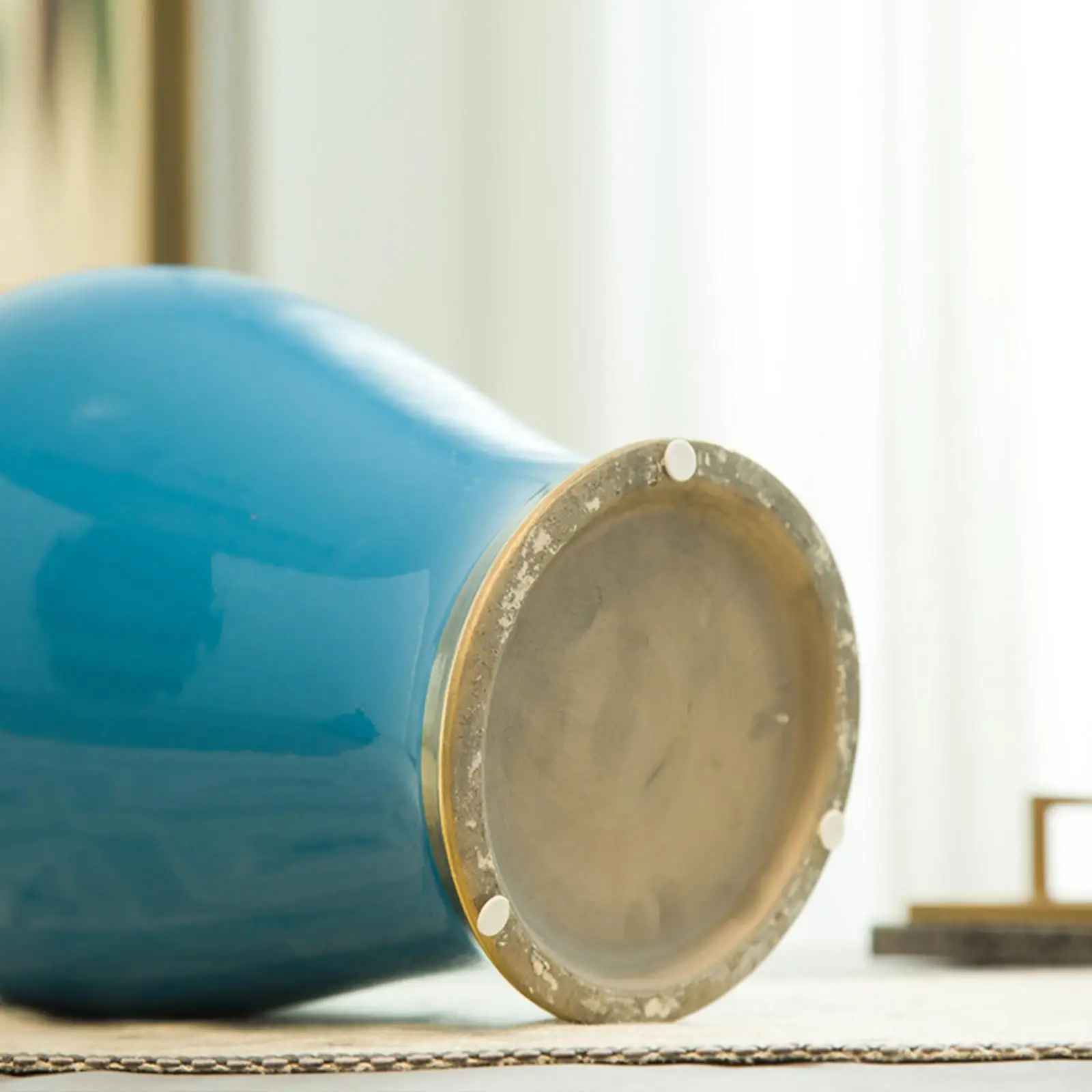 Ceramic Ginger Jar Container with Lid Floral Arrangement for Bedroom Home Kapaklı Seramik Zencefil Kavanozu, Yatak Odası Evi için Çiçek Düzeni