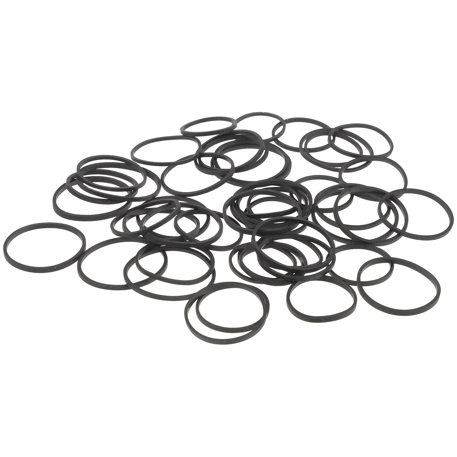 50Pcs 실용적인 고무 카세트 레코더 벨트 수리 유지 보수를위한 테이프 레코더 벨트 내구성 안정적인 성능