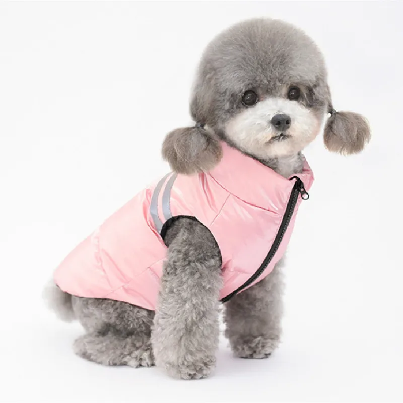 

Пуховик для маленьких собак, куртка, зимняя женская одежда для щенков, костюмы для Йорка, померанского шиха, Tzu, мальтского пуделя, бишона