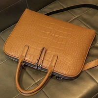Porte-documents d'affaires personnalisé, nouveau Style, sac à main adapté pour ordinateur portable 13/14/15 pouces, sac diagonale à bandoulière pour documents d'assurance 4