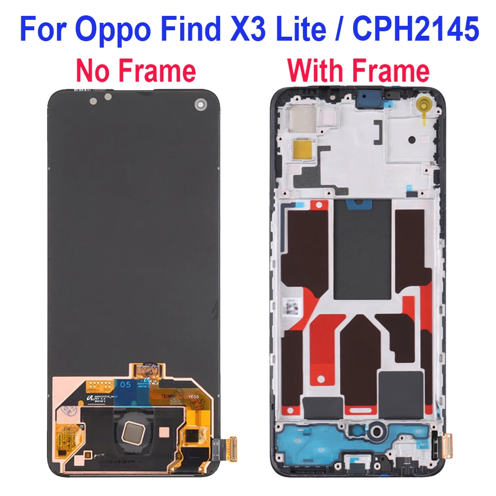 Original AMOLED For OPPO Find X3 Neo CPH2207 LCD Display Touch