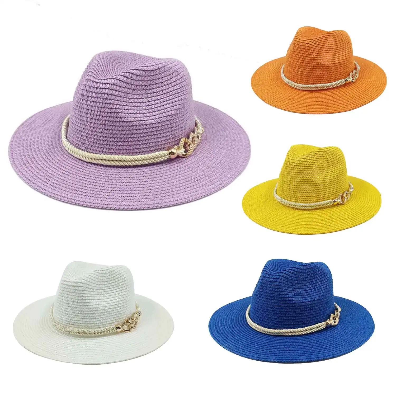 Colorful Hats For Women Beach Sun Hat Travel Beach Jazz Cap Sun