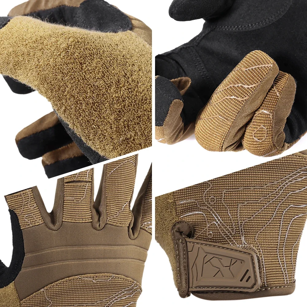 Tactical Gloves Touch Screen Full Finger Army Sports Gloves Climbing Hunting Hiking Riding Cycling Shooting Fitness Men Mittens 4