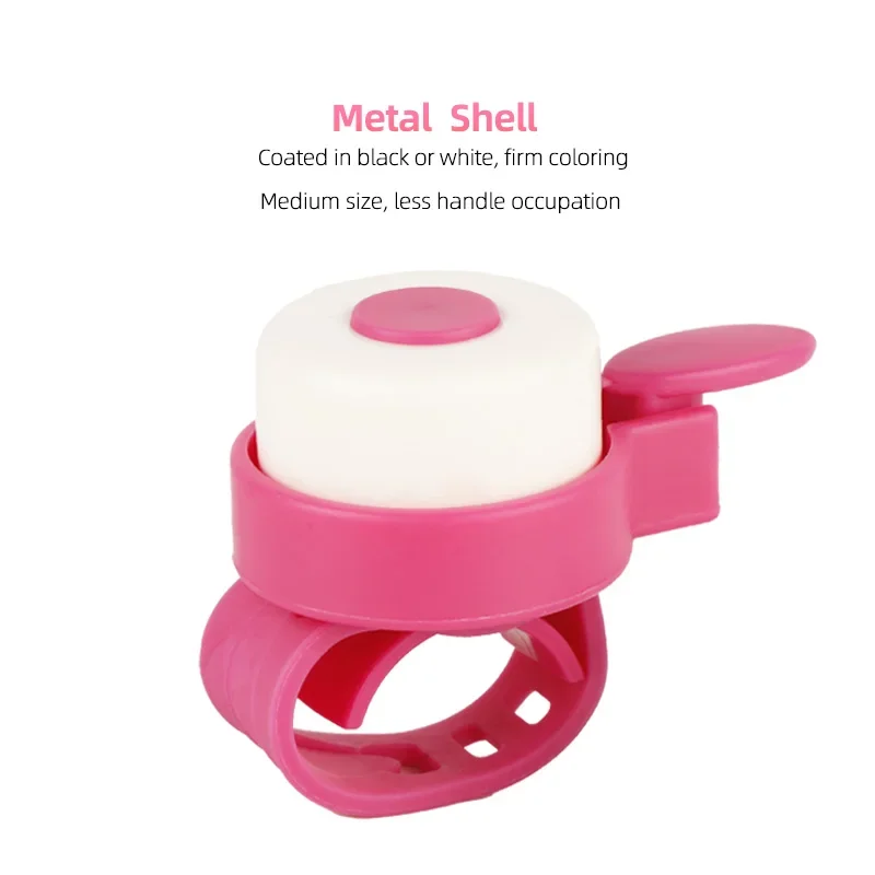 Bicycle bell bicycle accessories mountain bike bell Deemount kid bike bell cycling high volume warning multi-color selection strap fixed easy install scooter bell
