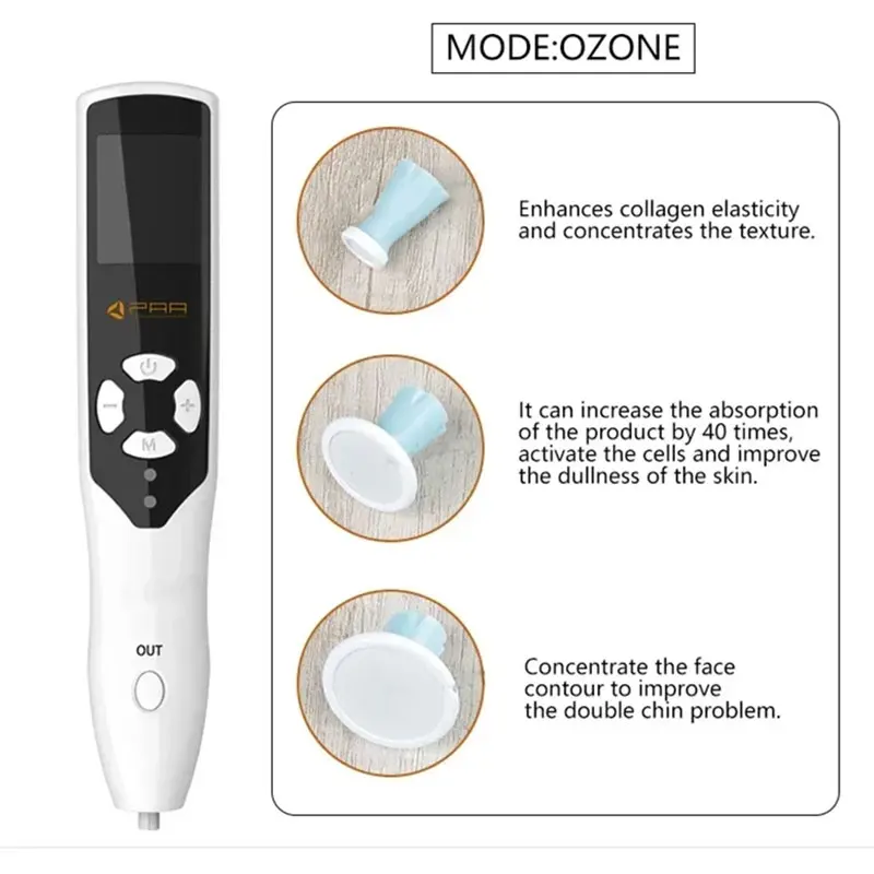 2 IN1 Professional Ozone Fibroblast Plasma Pen For Eyelid Face Lifting Wrinkle Spot Mole Freckle Removal Skin Care Anti Ageing