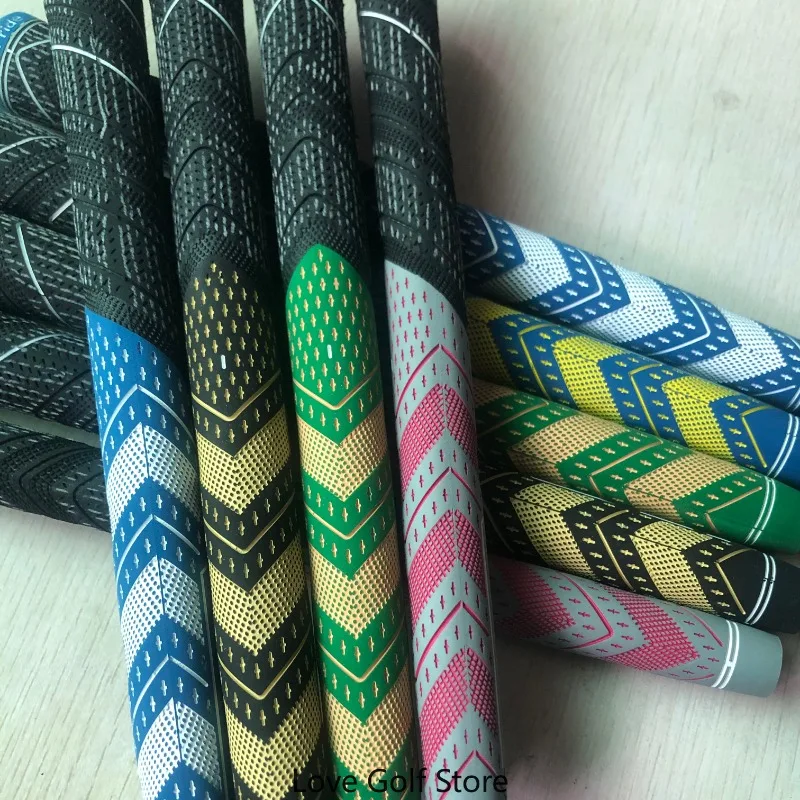 13pcs/lot TEAMS Golf Grip Rubber Golf Grips Wear-resistant CottonYarn Golf Club Grips Iron Wood Standard/Midsize Grip 10pcs/lot