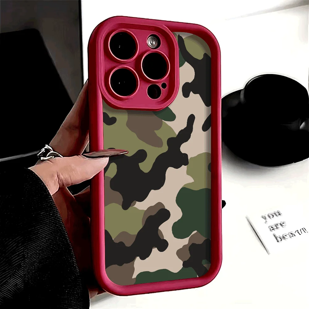 Camouflage Shockproof Anti-Slip Phone Case - Soft TPU Cover