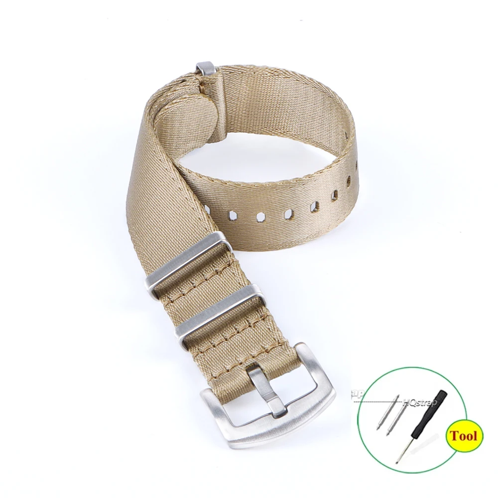 Premium Braided Nylon Canvas Watch Band - Universal Soft Sport Bracelet Accessory
