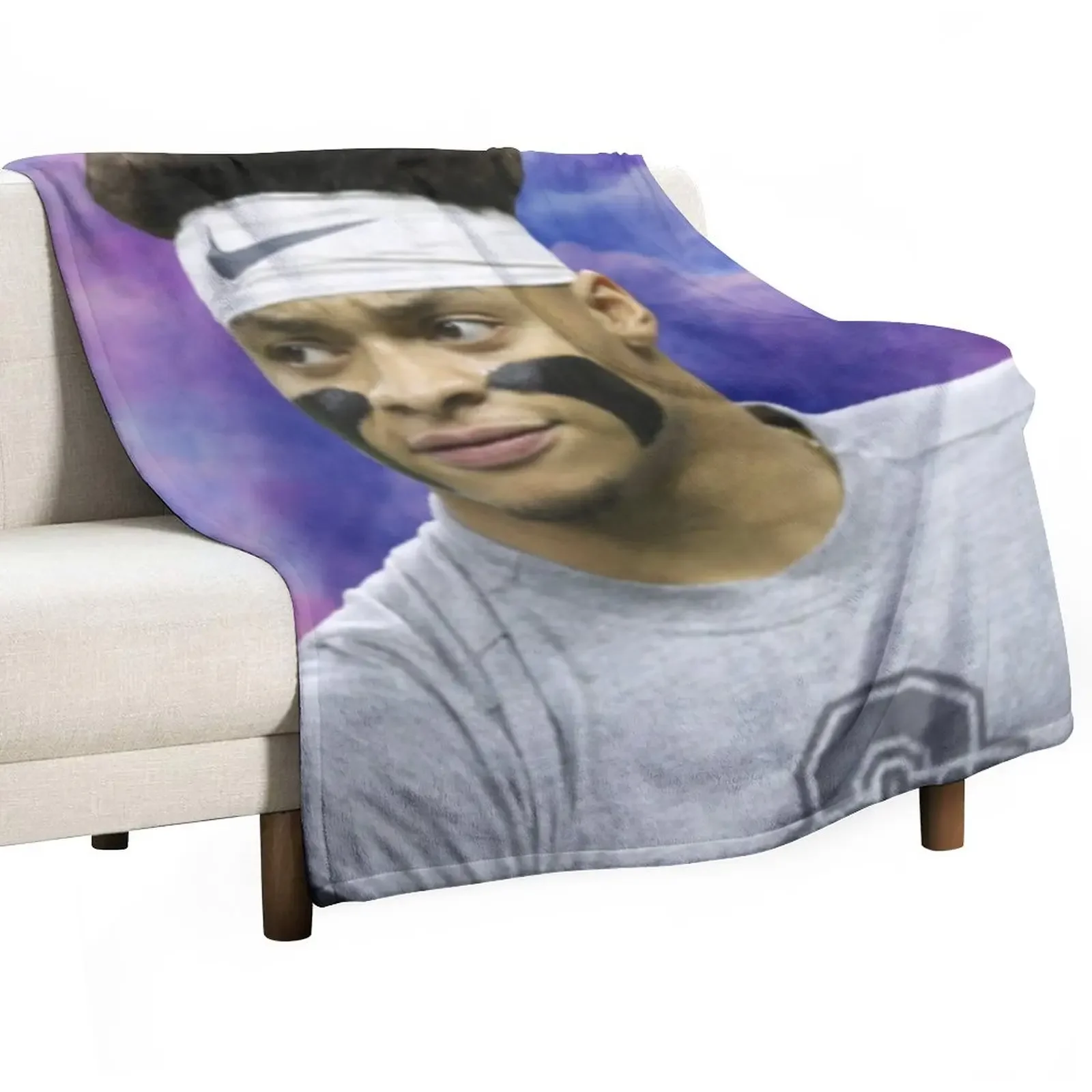 

justin fields bears Throw Blanket Luxury Throw Bed Fashionable Blankets