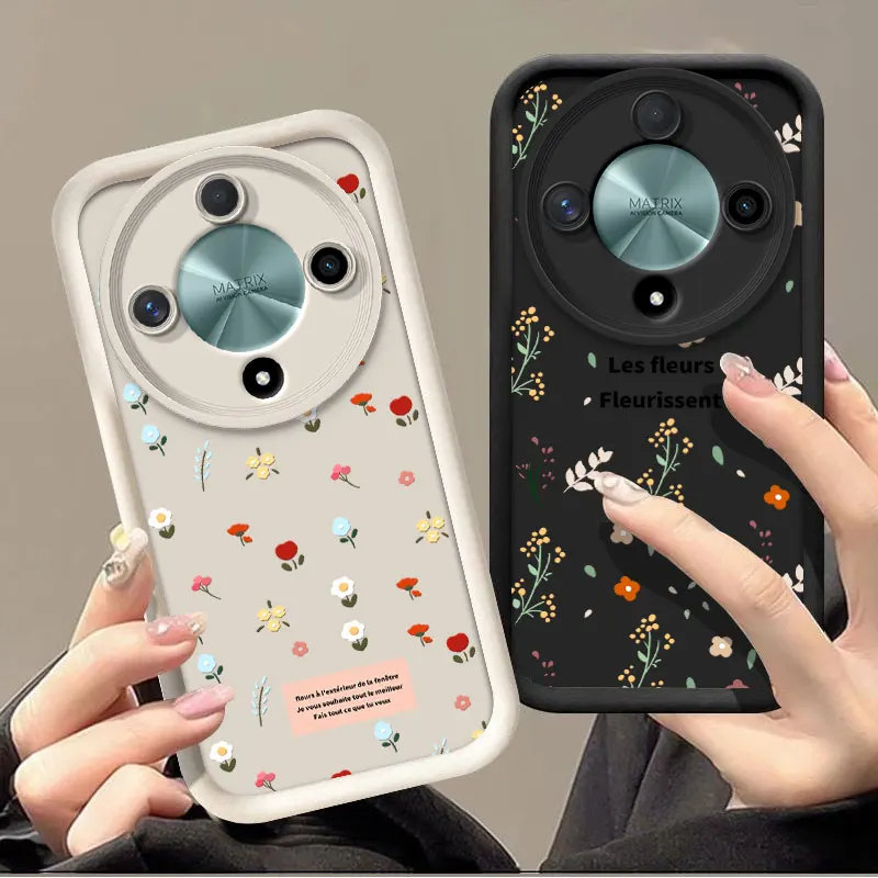 Romantic Flower Shockproof Soft Silicone TPU Protective Case