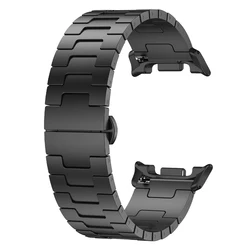 Titanium Metal Band for Galaxy Smartwatch - Durable and Stylish Bracelet Strap (B)