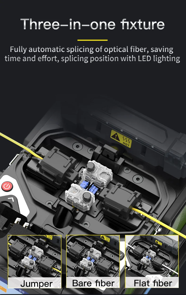 Komshine FX39 Original Fiber Optic Equipment Six Motors Trunk Splicing Machine S