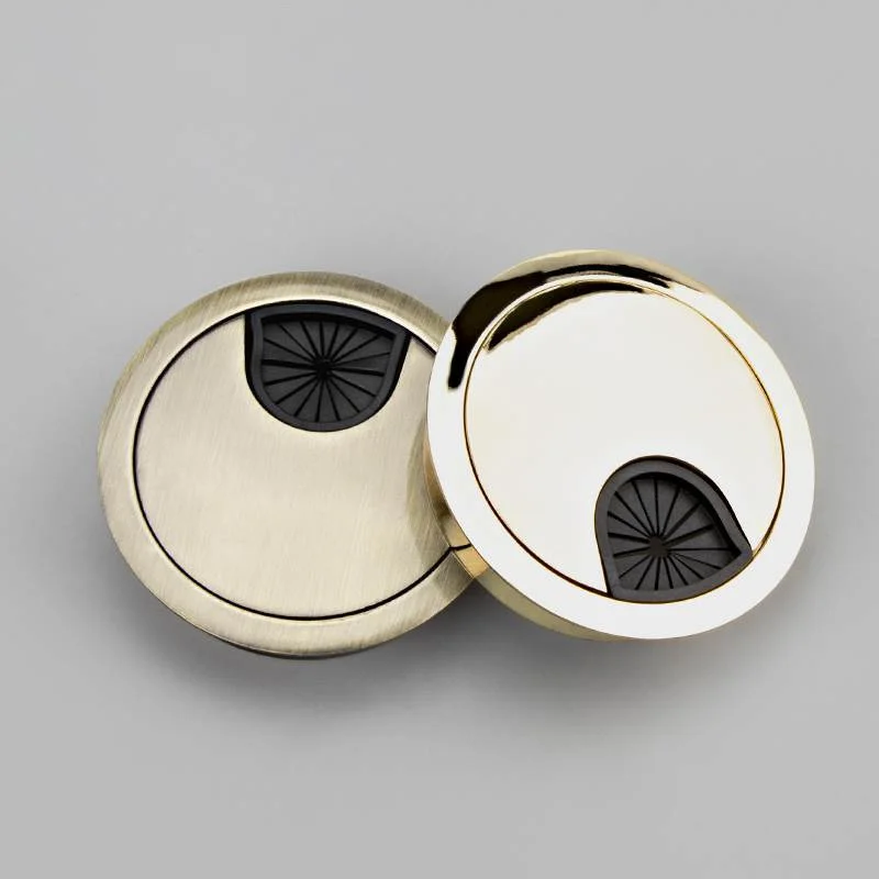 Best seller Table Wire Hole Cover Base Round 60mm Computer Desk Grommet Cable Wire Outlet Port Wire organizer Furniture Hardware