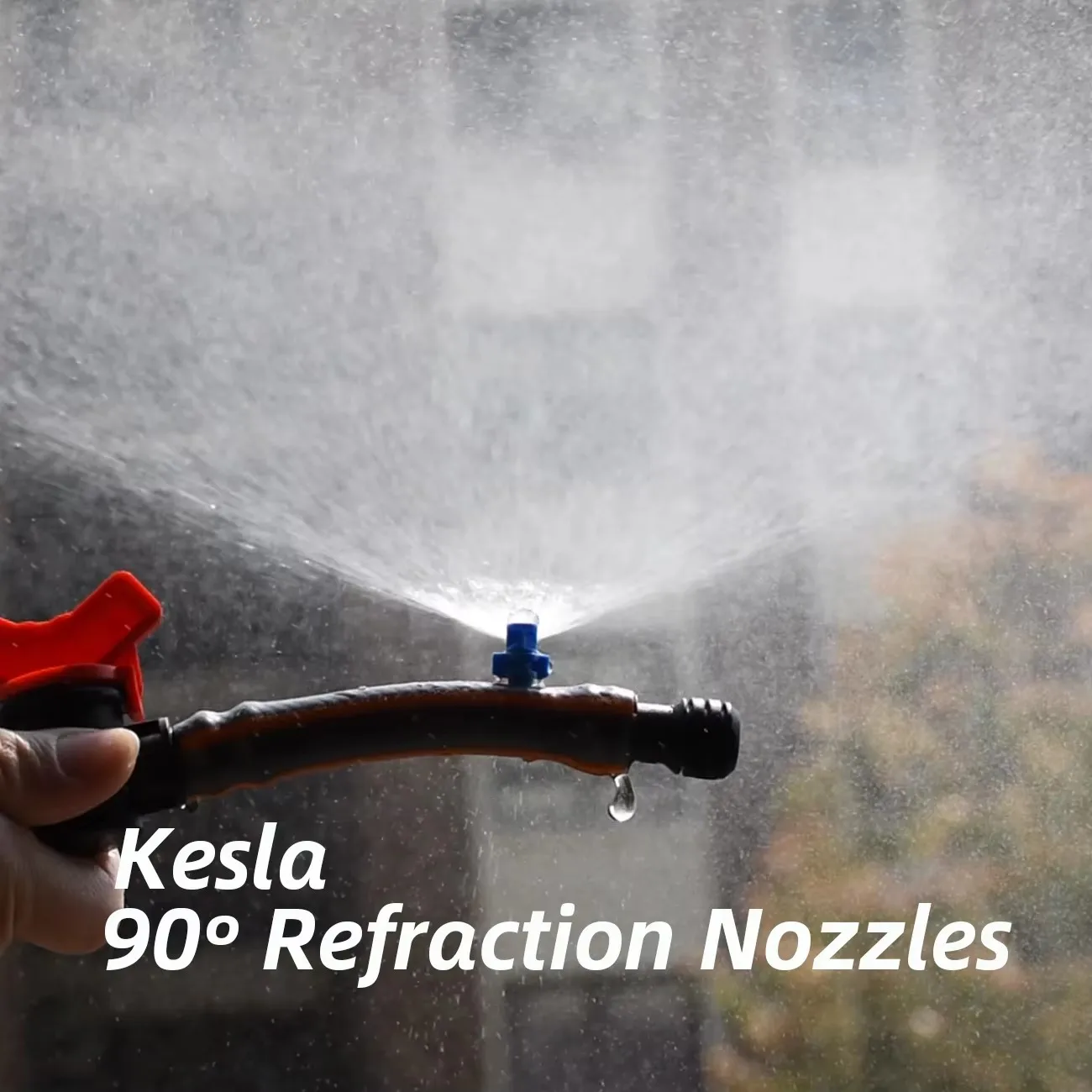 20-100pcs 90-360&deg; Male Barbed Refraction Micro Nozzles Garden Greenhouse Drip Irrigation Sprinkler Atomized Watering Sprayer