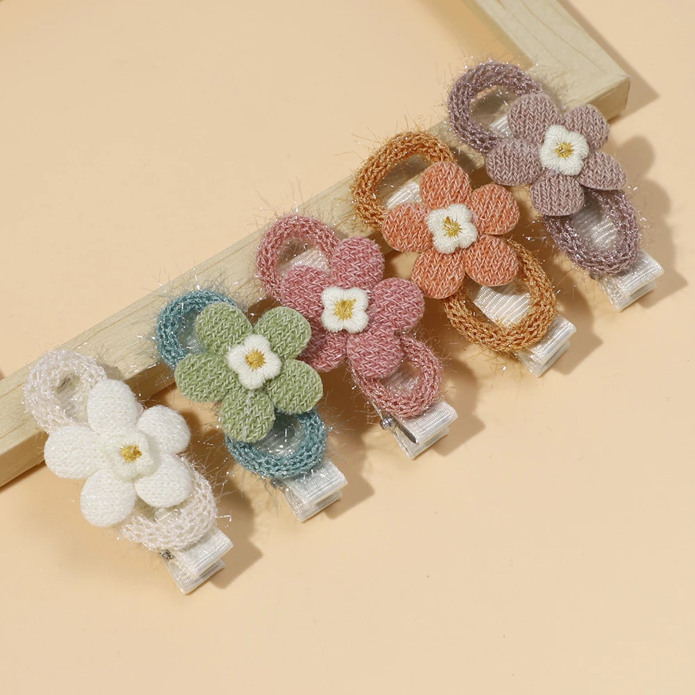 

Baby Girl Hair Clip With Cute Floral Alligator Clip for Newborn Baby Gift Infant Kids Headwear Headdress Children's Accessories