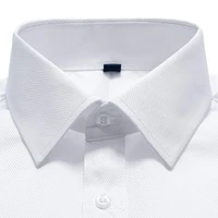 Chemise habillée classique à manches longues pour hommes, manchette française, pour fête de mariage formelle, blanc, noir, chemises surdimensionnées avec poche 4