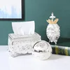 Set 3pcs tissue box cute toothpick box Ashtray Organizer box Nordic style home decor multi-functional tissue dispenser holder 1