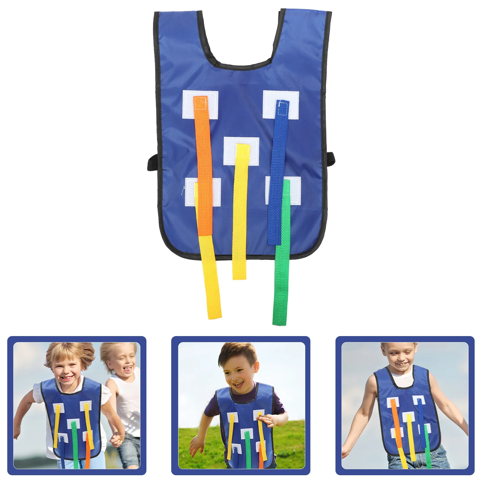 Tail Pulling Vest Children Games Props Toys Kids Equipment Sports Toddler Educational Training Fabric Babies Interactive Baby 5