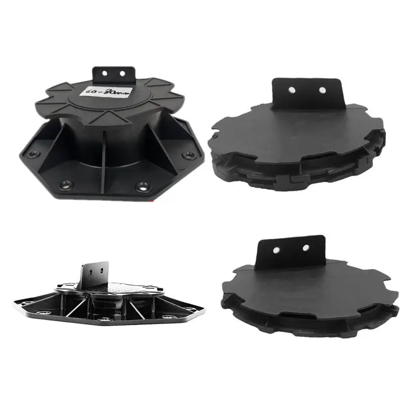 Pedestal Bearing Terrace Bearing Height-adjustable Slab Decking Boards WPC Wood 10-80mm 2pcs