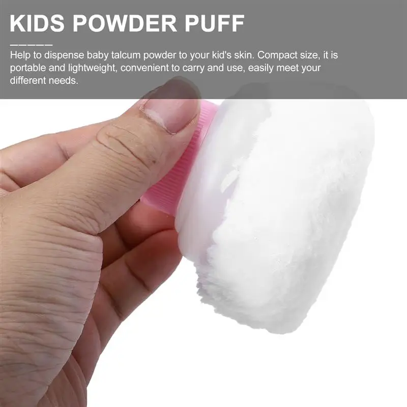 Powder Puff Sponge Body Talcum Plush Toddler Dispenser Case Box Container Beauty Applicator Cosmetic Cream Face